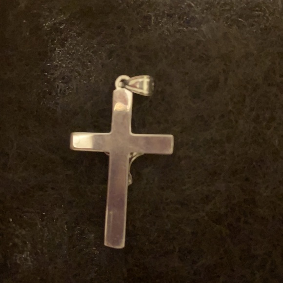 ❌SOLD❌Sterling silver with 14k gold crucifix - Picture 3 of 5
